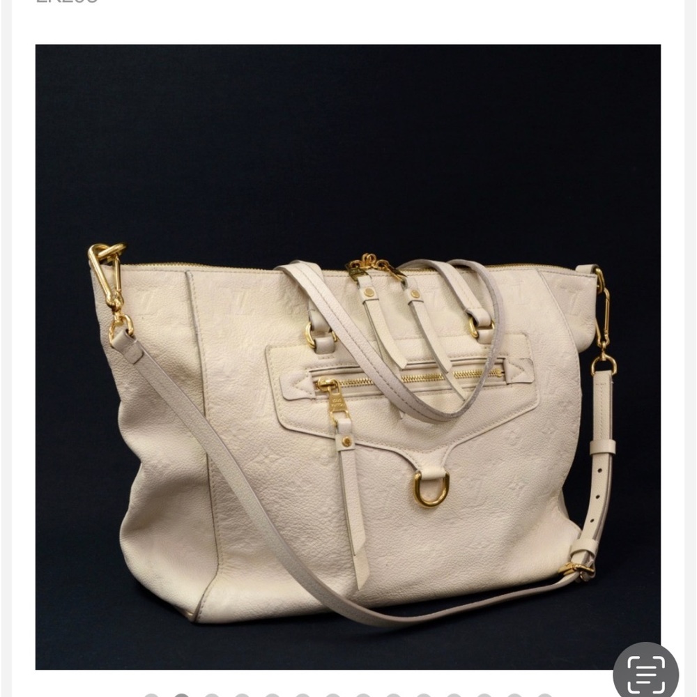 Pristine!! Authentic Louis Vuitton Lumineuse Monogram Empriente Leather Tote bag